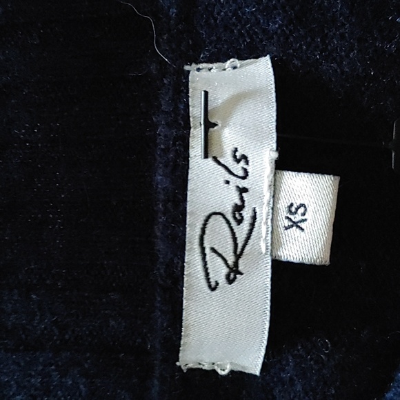 Rails Presley Wool & Cashmere Navy,White Lightning Bokt Sweater Sz.XS - Picture 7 of 9